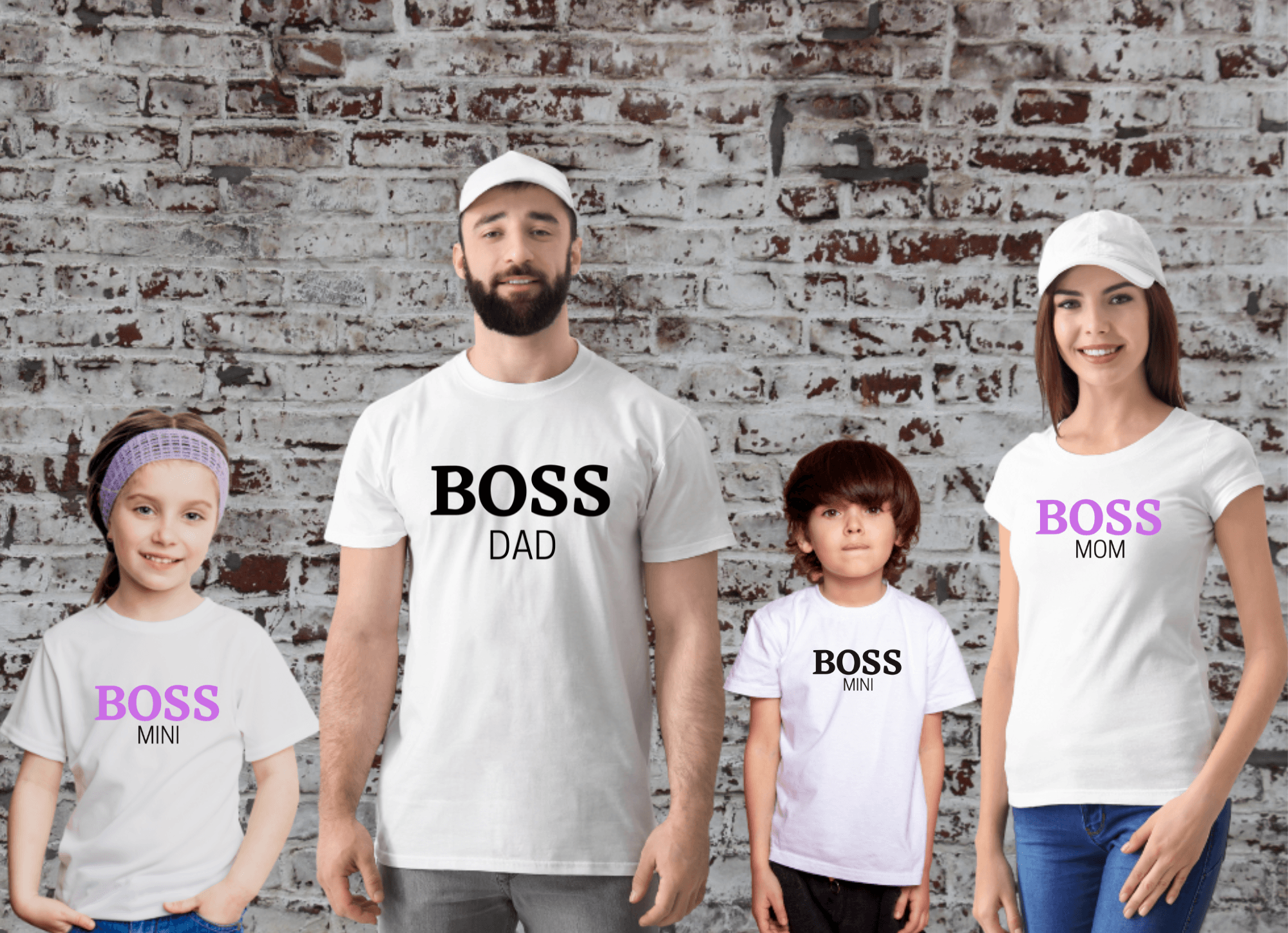 Tee-shirt FAMILLE BOSS