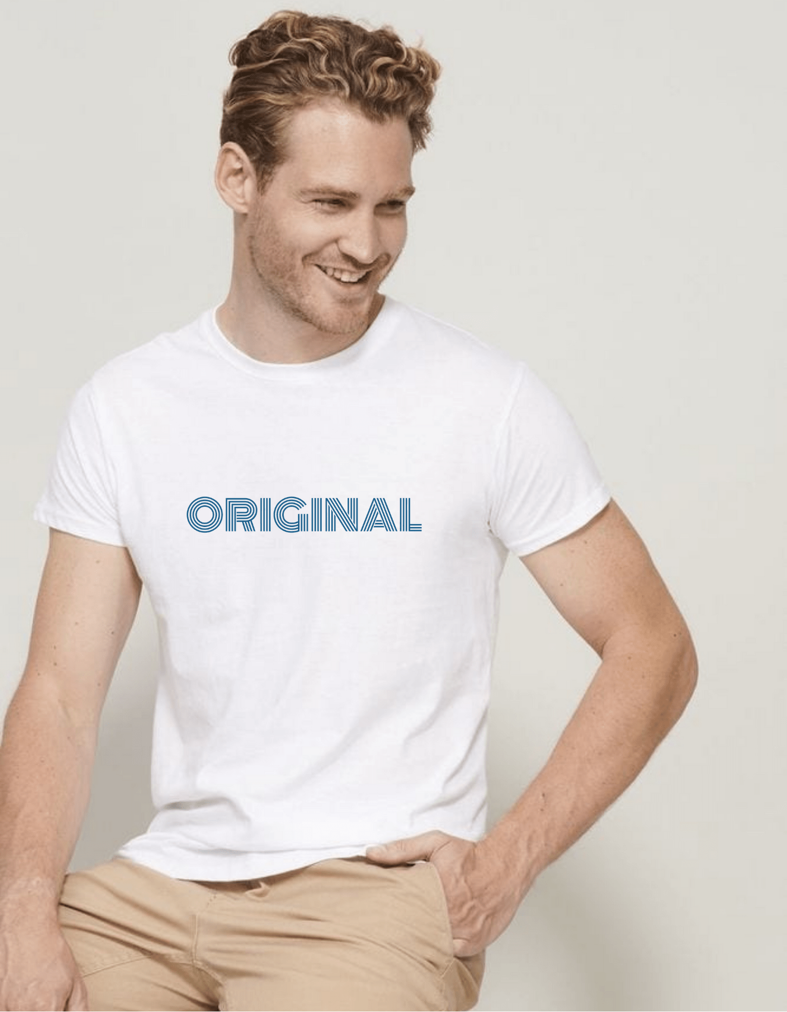 T-shirt col rond Calvin Klein blanc basique pour homme - Toujours a
